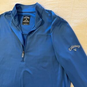 Callaway Weather Series Steel Blue Long sleeve Pullover